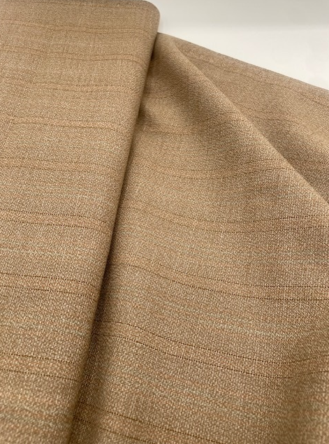 COLUMBO BROWN STRIPE WOOL/POLYESTER BLEND (2.9M)