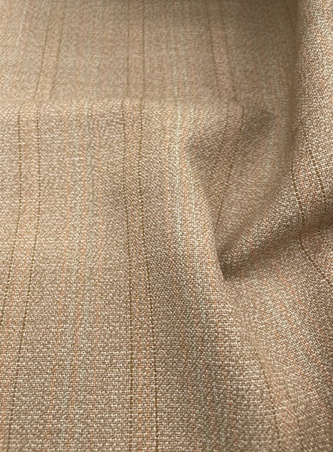 COLUMBO BROWN STRIPE WOOL/POLYESTER BLEND (2.9M)