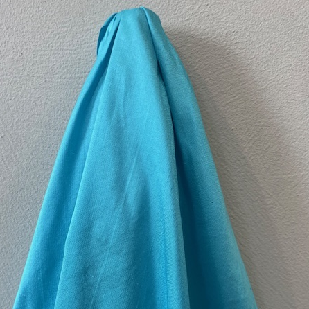 100% DUPION SILK - AQUA