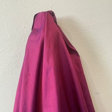 100% DUPION SILK - MAGENTA